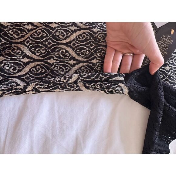 NWT Ekaterina Kukhareva Black Kashan Dress, Size: UK8 (XS/4) - Picture 12 of 13